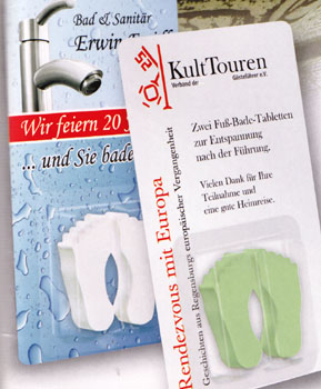 Werbeartikel : Bade-Tabs
