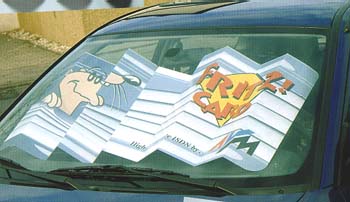 Werbeartikel : Auto Sonnenblende