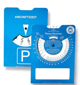 Werbemittel : Parkscheibe