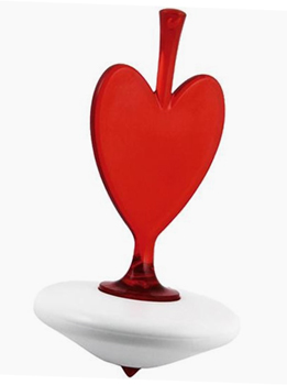 Werbeartikel : KOZIOL  Kreisel Heart