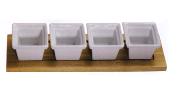 Werbemittel : Porzellan Set Quattro