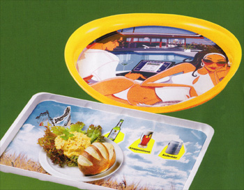 Werbeartikel : Serviertablett InMould
