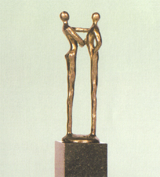 Werbeartikel : Skulptur Danke