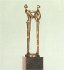 Skulptur Danke