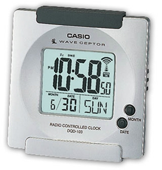 Werbeartikel : CASIO  Funkwecker Quad