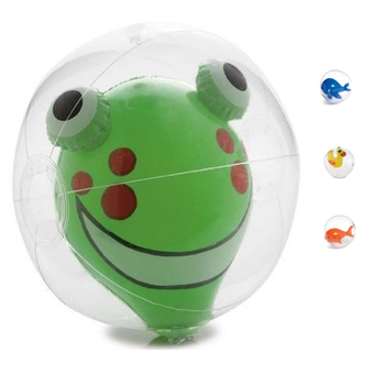 Werbeartikel : Wasserball Frosch