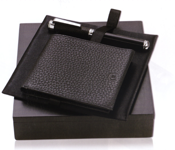 Werbeartikel : CERRUTI 1881  Geschenkset Leder