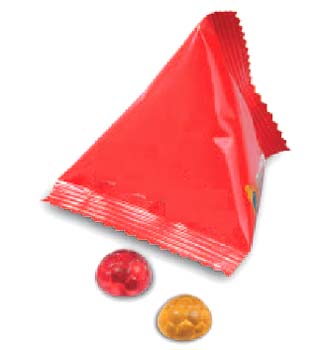Werbegeschenke : Fruchtgummitetraeder Libuda
